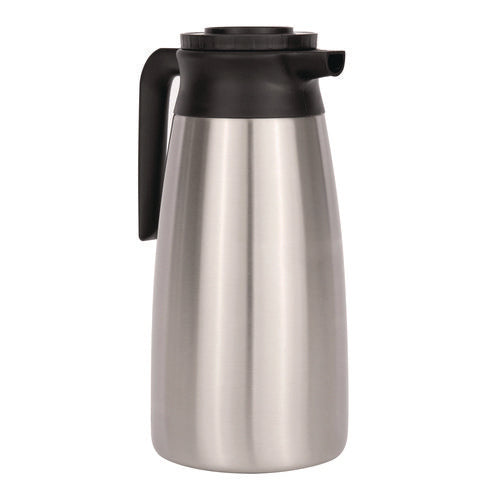 Image of BUNN® 1.9 Liter Thermal Pitcher, Stainless Steel/black