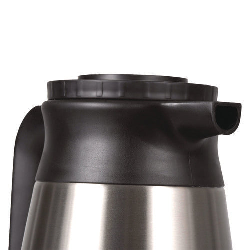 Image of BUNN® 1.9 Liter Thermal Pitcher, Stainless Steel/black