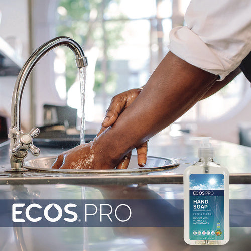 Image of ECOS® PRO Liquid Hand Soap, Free and Clear, 17 oz, 6/Carton