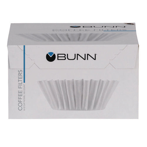 Image of BUNN® Coffee Filters, 8 To 12 Cup Size, Flat Bottom, 100/pack, 12 Packs/carton