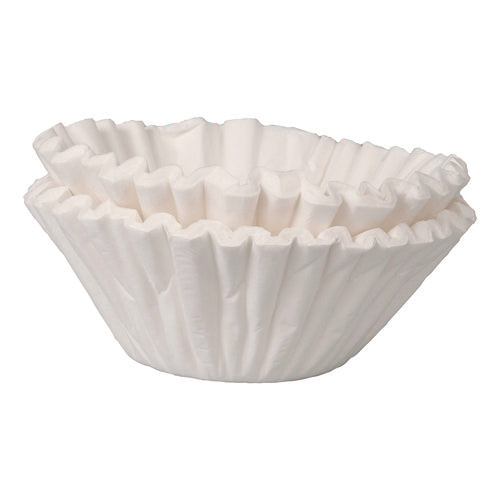 Image of BUNN® Coffee Filters, 8 To 12 Cup Size, Flat Bottom, 100/pack, 12 Packs/carton