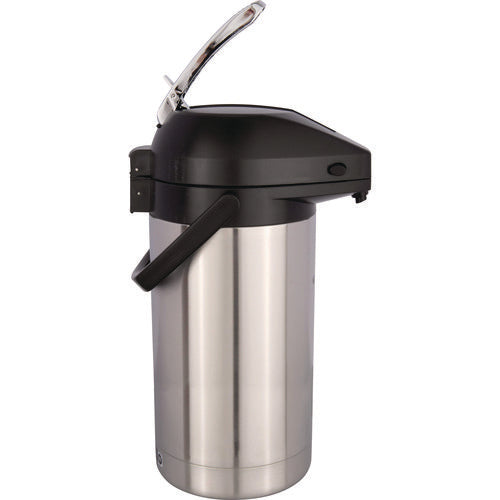 Image of BUNN® 3 Liter Lever Action Airpot, Stainless Steel/black