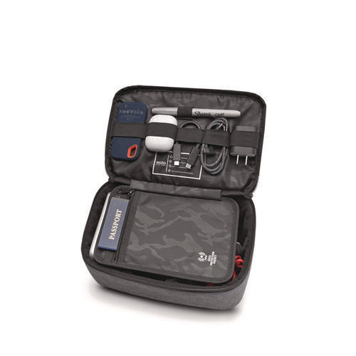 Image of Solo Bridge Street RFID Tech Case, 3.25 x 6.38, Gray