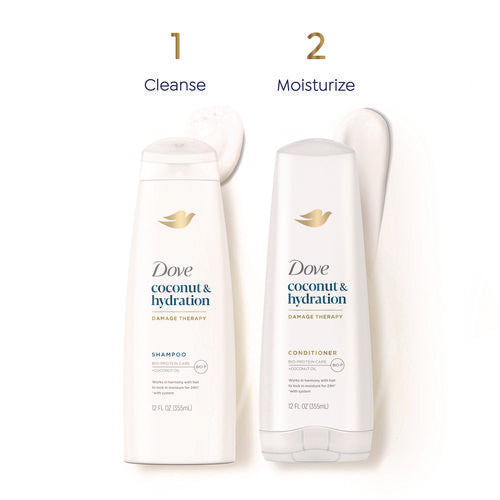 Image of Dove® Coconut Conditioner, 12 oz Bottle, 6/Carton