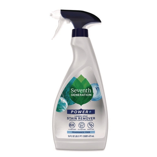 Image of Seventh Generation® Laundry Stain Remover, Fragrance-Free, 16 oz Spray Bottle, 8/Carton