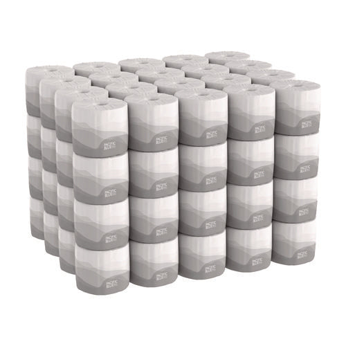 Image of Georgia Pacific® Professional Pacific Blue Basic Bathroom Tissue, Septic Safe, 2-Ply, White, 550 Sheets/roll, 80 Rolls/carton