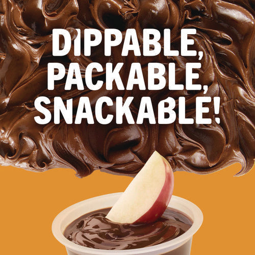 Image of Jif To Go® Chocolate Peanut Butter, Chocolate, 1.1 oz Cups, 8 Cups/Pack, 6 Packs/Carton