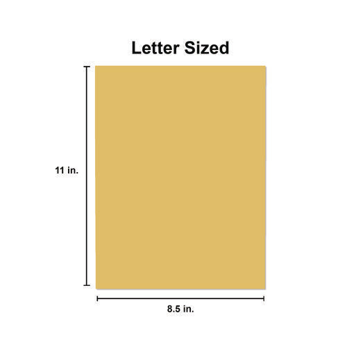 Image of Universal® Deluxe Colored Paper, 20 lb Bond Weight, 8.5 x 11, Goldenrod, 500 Sheets/Ream, 10 Reams/Carton