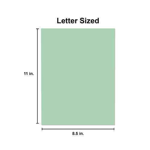 Image of Universal® Deluxe Colored Paper, 20 lb Bond Weight, 8.5 x 11, Green, 500/Ream