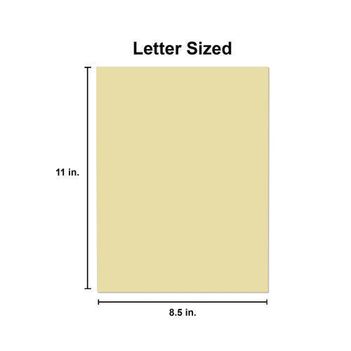 Image of Universal® Deluxe Colored Paper, 20 lb Bond Weight, 8.5 x 11, Canary, 500/Ream
