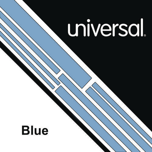 Image of Universal® Deluxe Colored Paper, 20 lb Bond Weight, 8.5 x 11, Blue, 500/Ream