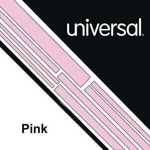Image of Universal® Deluxe Colored Paper, 20 lb Bond Weight, 8.5 x 11, Pink, 500/Ream