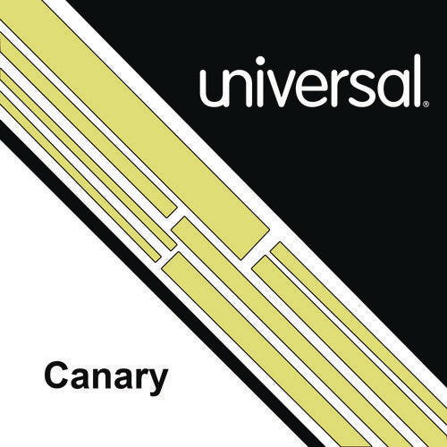 Image of Universal® Deluxe Colored Paper, 20 lb Bond Weight, 8.5 x 11, Canary, 500/Ream