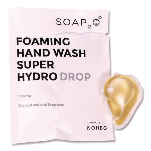Image of SOAP2O Foaming Super HydroDrop, Coconut Acai, 500 mL Pump Refill, 4/Pack
