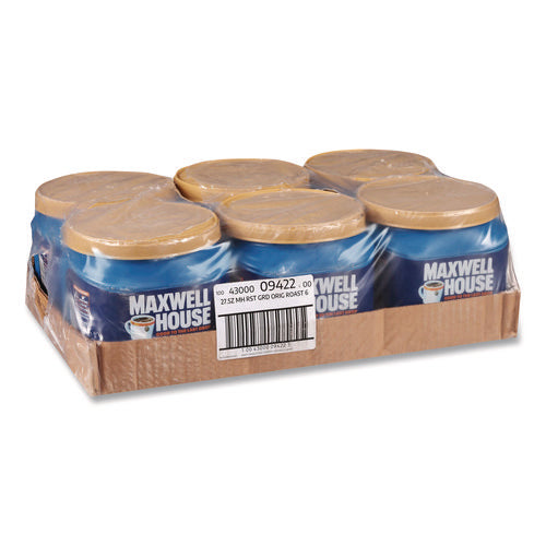 Image of Maxwell House® Coffee, Original, 27.5 oz Canister, 6/Carton