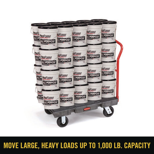 Image of Rubbermaid® Commercial Heavy-Duty Platform Truck Cart, 1,000 Lb Capacity, 24 X 36 Platform, Black