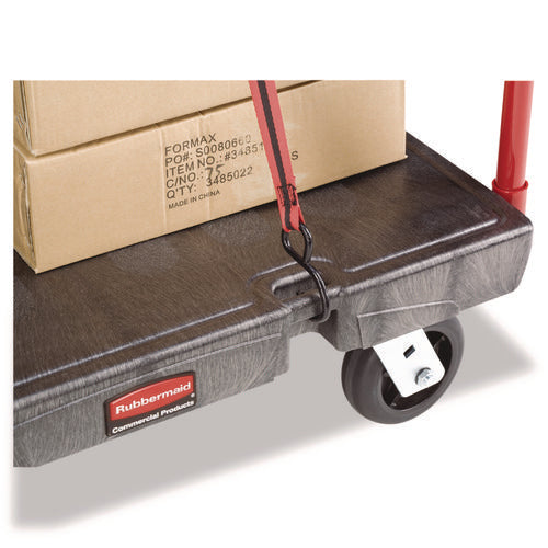 Image of Rubbermaid® Commercial Heavy-Duty Platform Truck Cart, 2,000 Lb Capacity, 24 X 48 Platform, Black
