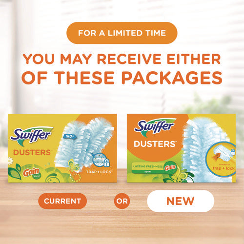 Image of Swiffer® Dusters Refill, Dust Lock Fiber, Blue, Gain Original Scent, 18/Pack