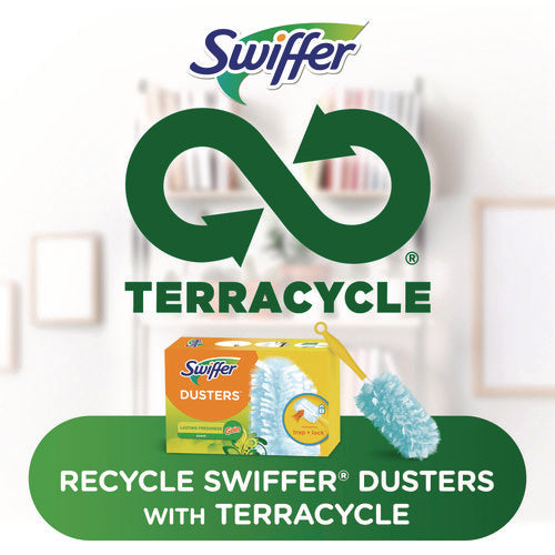 Image of Swiffer® Dusters Refill, Dust Lock Fiber, Blue, Gain Original Scent, 18/Pack