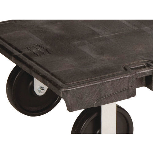 Image of Rubbermaid® Commercial Platform Truck, 2,000 Lb Capacity, 24 X 48 X 7, Black