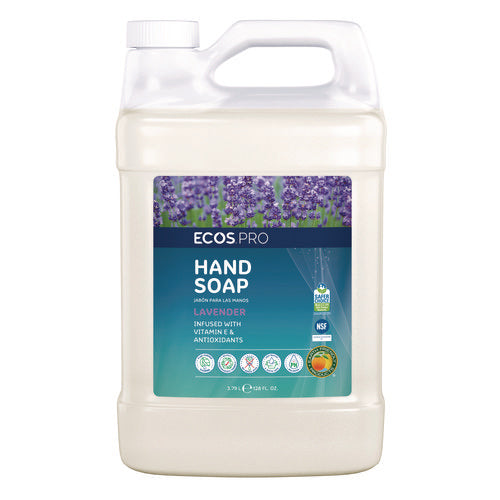 Image of ECOS® PRO Liquid Hand Soap, Lavender, 1 gal, 4/Carton