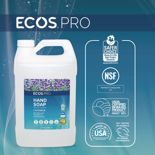 Image of ECOS® PRO Liquid Hand Soap, Lavender, 1 gal, 4/Carton
