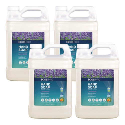 Image of ECOS® PRO Liquid Hand Soap, Lavender, 1 gal, 4/Carton