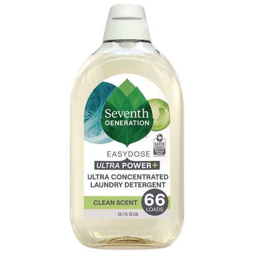 Image of Seventh Generation® Ultra Power + Laundry Detergent, 23.1 oz Bottle, 6/Carton