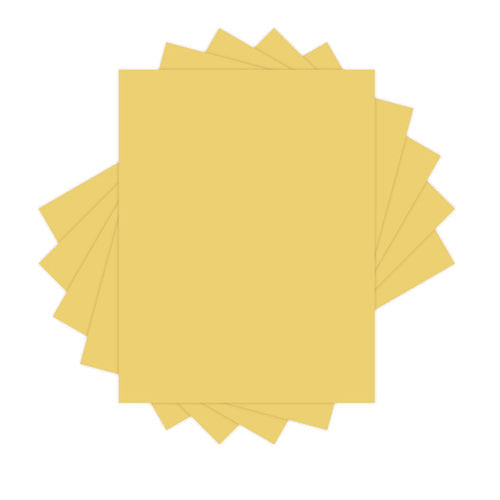 Image of Universal® Deluxe Colored Paper, 20 lb Bond Weight, 8.5 x 11, Goldenrod, 500/Ream