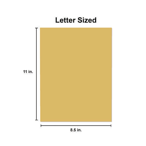 Image of Universal® Deluxe Colored Paper, 20 lb Bond Weight, 8.5 x 11, Goldenrod, 500/Ream