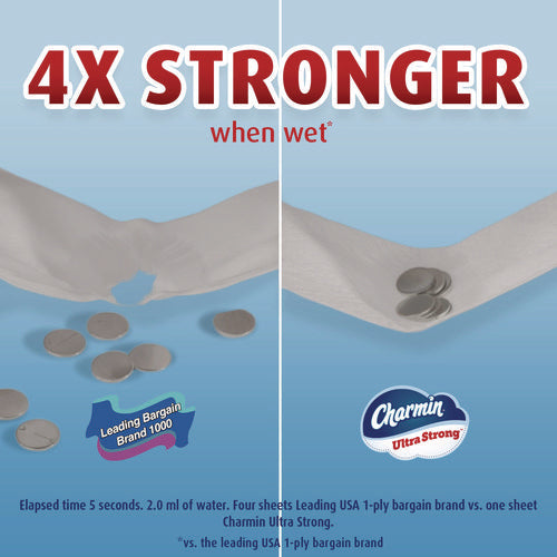 Image of Charmin® Ultra Strong Bathroom Tissue, Septic Safe, 2-Ply, White, 363 Sheets/Roll, 18 Rolls/Pack