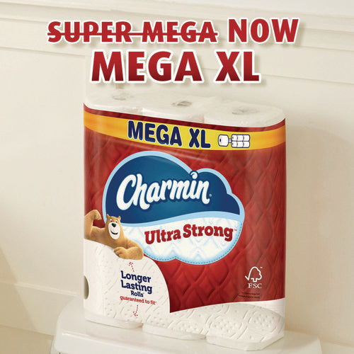 Image of Charmin® Ultra Strong Bathroom Tissue, Septic Safe, 2-Ply, White, 363 Sheets/Roll, 18 Rolls/Pack