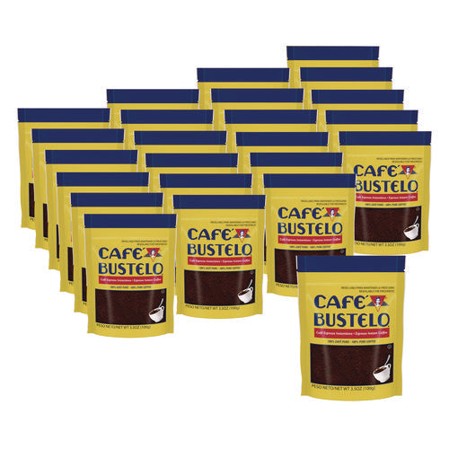 Image of Folgers® Cafe Bustelo Instant Coffee, Espresso, 3.5 oz Packet, 24/Carton