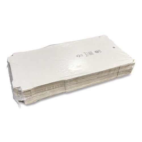 Image of Karat® Corrugated Paper Boxes, 16 x 16 x 1.97, White/Brown, 50/Carton