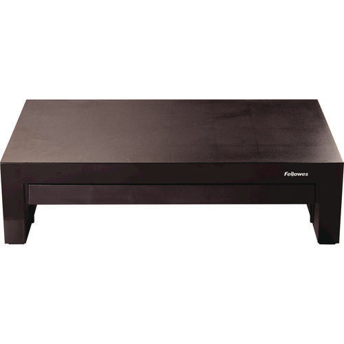 Image of Fellowes® Designer Suites Monitor Riser, For 21" Monitors, 16" X 9.38" X 4.38" To 6", Black Pearl, Supports 40 Lbs