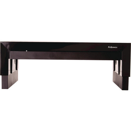 Image of Fellowes® Designer Suites Monitor Riser, For 21" Monitors, 16" X 9.38" X 4.38" To 6", Black Pearl, Supports 40 Lbs