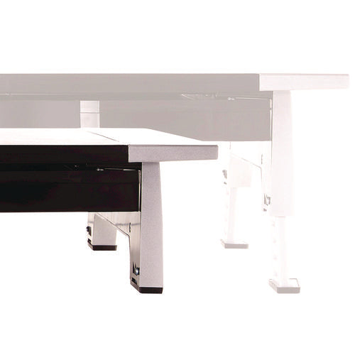 Image of Fellowes® Office Suites Premium Monitor Riser, 27" X 14" X 4" To 6.5", Black/silver