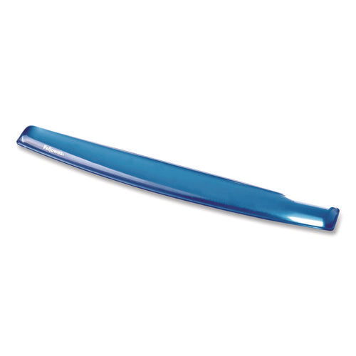 Image of Fellowes® Gel Crystals Keyboard Wrist Rest, 18.5 x 2.25, Blue