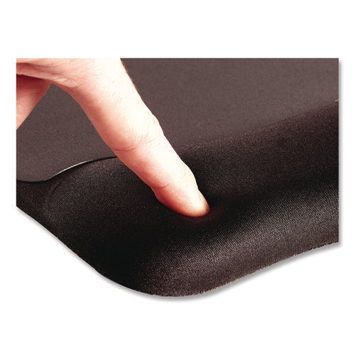 Image of Fellowes® Memory Foam Mouse Pad with Wrist Rest, 7.93 x 9.25, Black