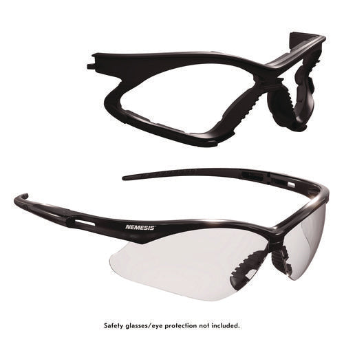 Image of KleenGuard Nemesis Foam Gasket Attachable Eyewear Accessory, Black, 24/Carton