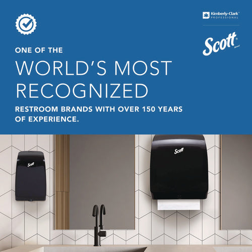 Image of Scott® Essential Small Core High-Capacity Standard Roll Toilet Paper, 1-Ply, White, 2,200 Sheets/Roll, 36/Carton