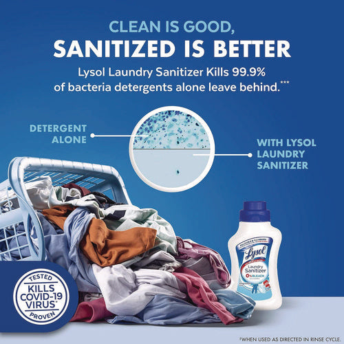 Image of LYSOL® Brand Laundry Sanitizer, Crisp Linen Scent, 21 oz Bottle, 6/Carton