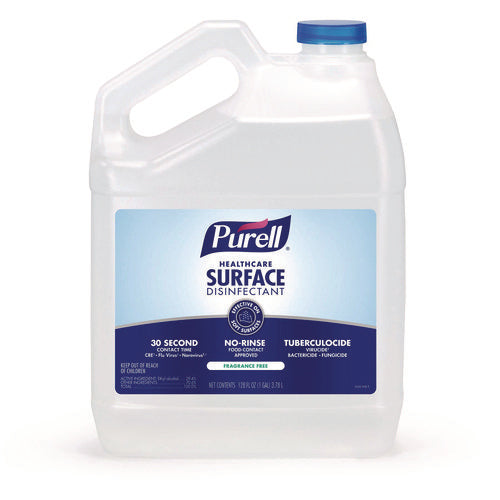 Image of PURELL® Healthcare Surface Disinfectant, Fragrance Free, 128 Oz Bottle