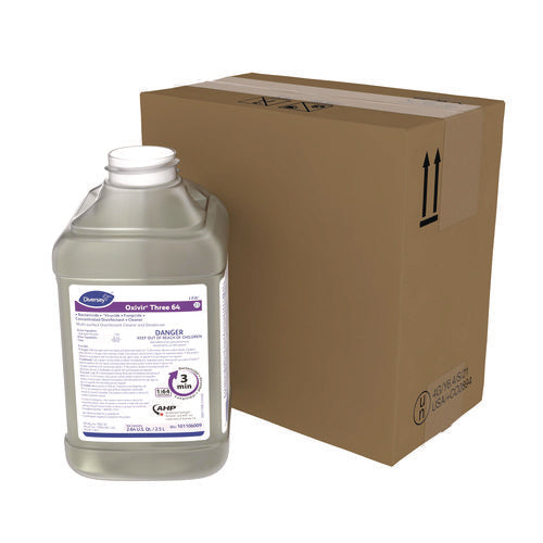 Image of Diversey Oxivir Three 64, Surfectant Scent, 2.5 L Bottle, 2/Carton