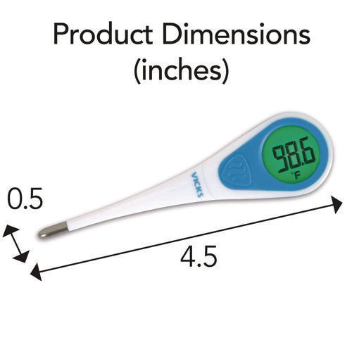 Image of Vicks® SPEEDREAD DIGITAL THERMOMETER WITH FEVER INSIGHT, WHITE/BLUE