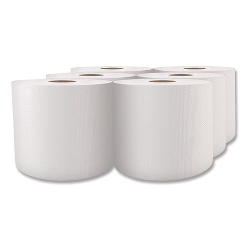 Image of Cascades PRO Select Center-Pull Paper Towels, 2-Ply, 7.3" x 10", White, 600/Roll, 6 Rolls/Carton