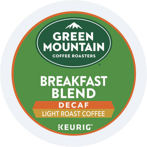 Image of Green Mountain Coffee® Breakfast Blend Decaf Coffee K-Cups, 24/box
