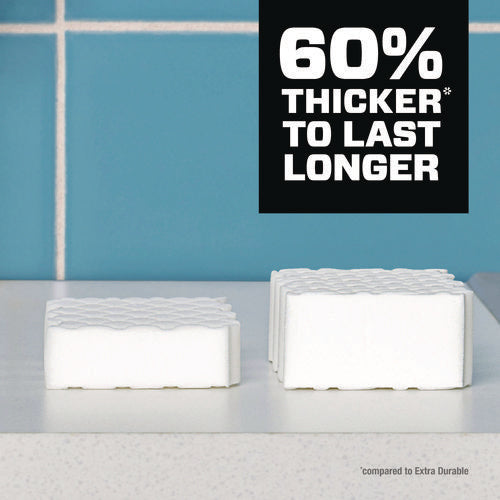 Image of Mr. Clean® Magic Eraser, Ultra-Thick, 4.6" x 2.3", 1.2" Thick, White, 5/Pack, 2 Packs/Carton
