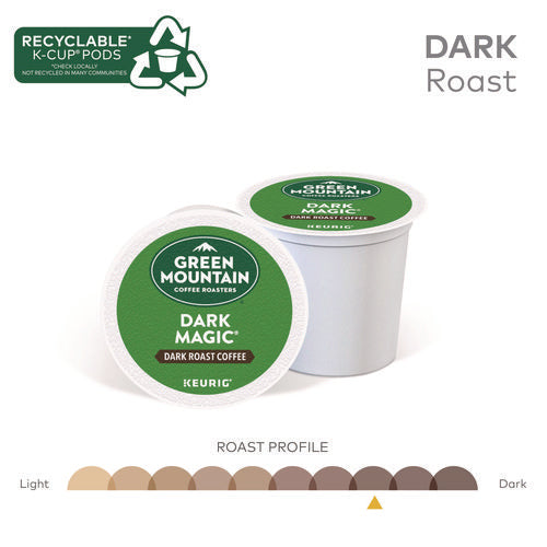 Image of Green Mountain Coffee® Dark Magic Extra Bold Coffee K-Cup Pods, 24/box