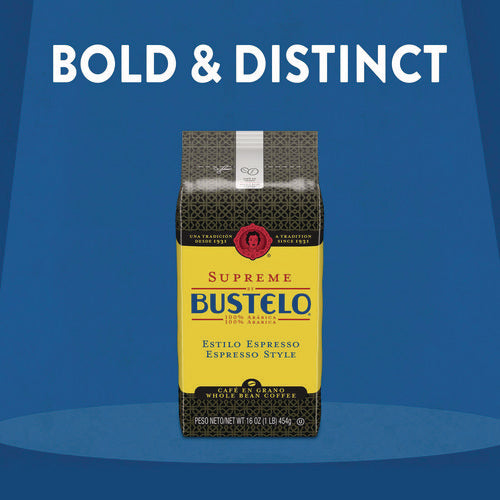 Image of Folgers® Cafe Bustelo Whole Bean Coffee, Espresso, 32 oz Bag